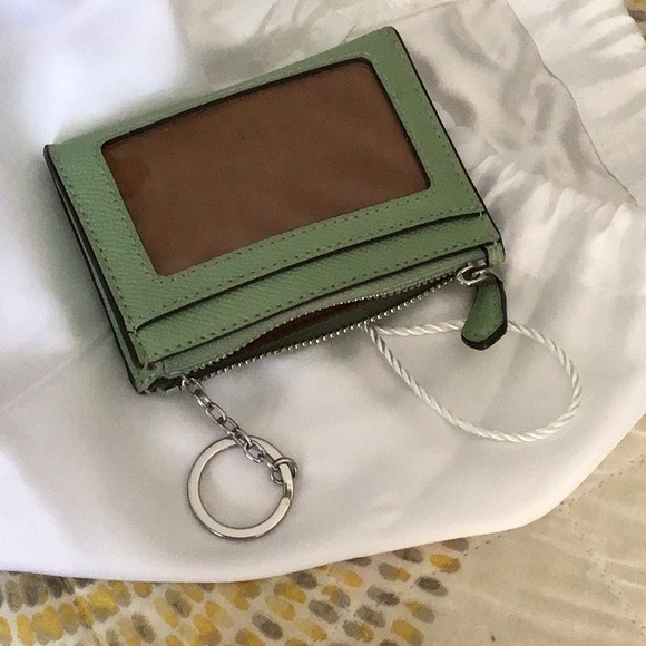 COPY - ⚡️FLASH SALE⚡️Coach Pale Pistachio / Silver Jonie Bag & Id Card Case - Picture 11 of 15